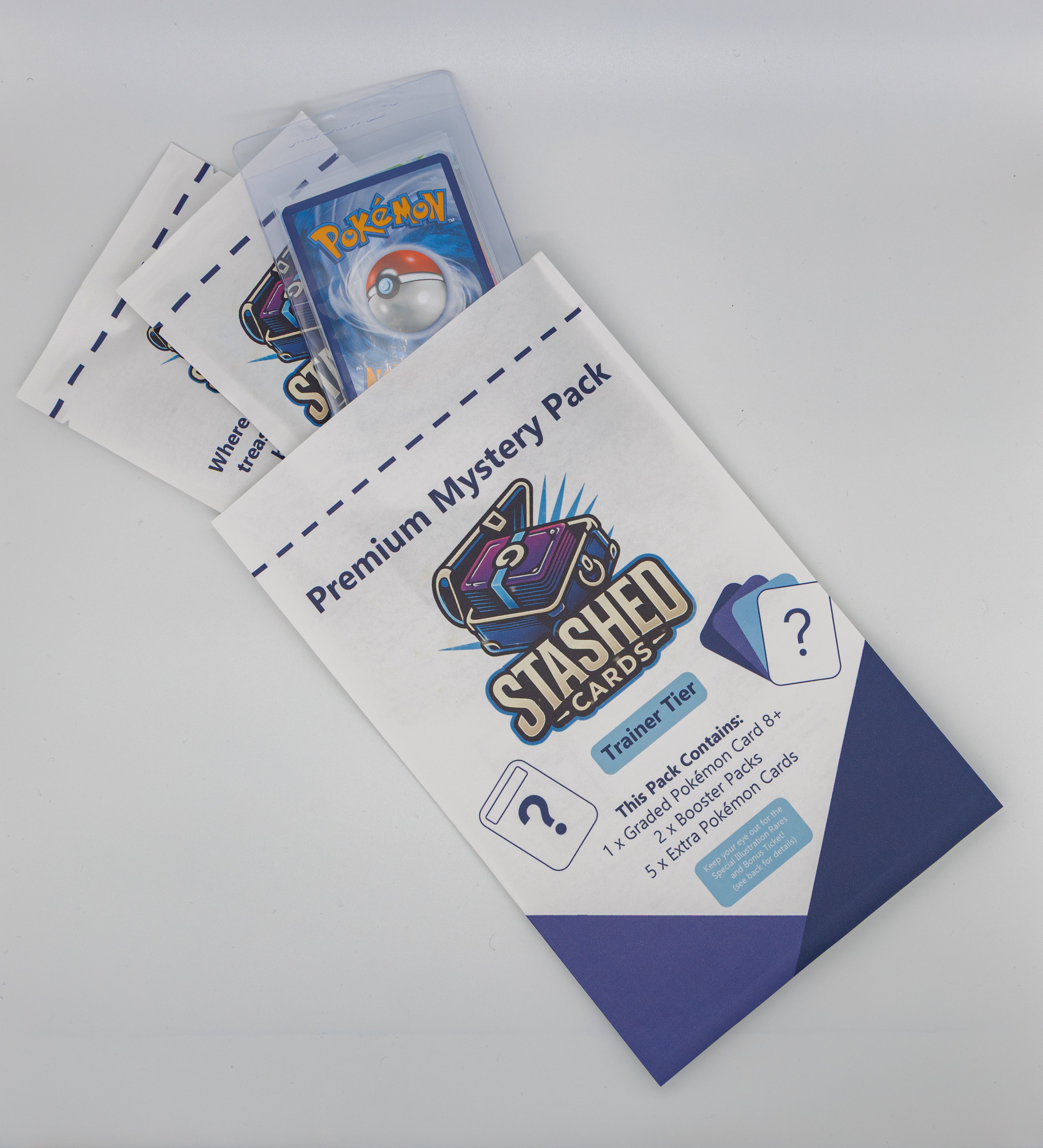 Premium Mystery Pack (Trainer Tier) Stashed Cards Premium Mystery Pack (Trainer Tier) Stashed Cards